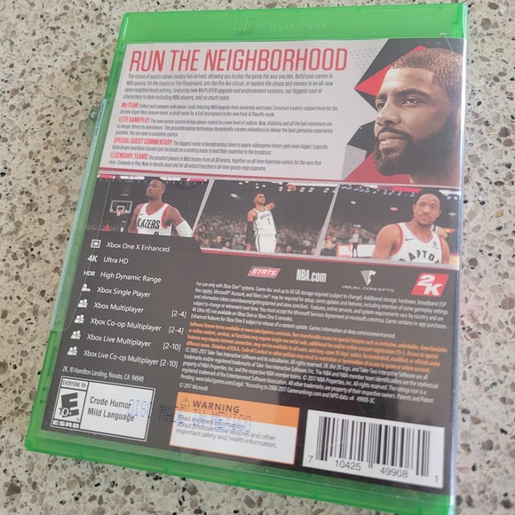 NBA 2K18 (Microsoft Xbox ONE, 2017) Basketball - CIB Complete w/ Inserts - Picture 2 of 9